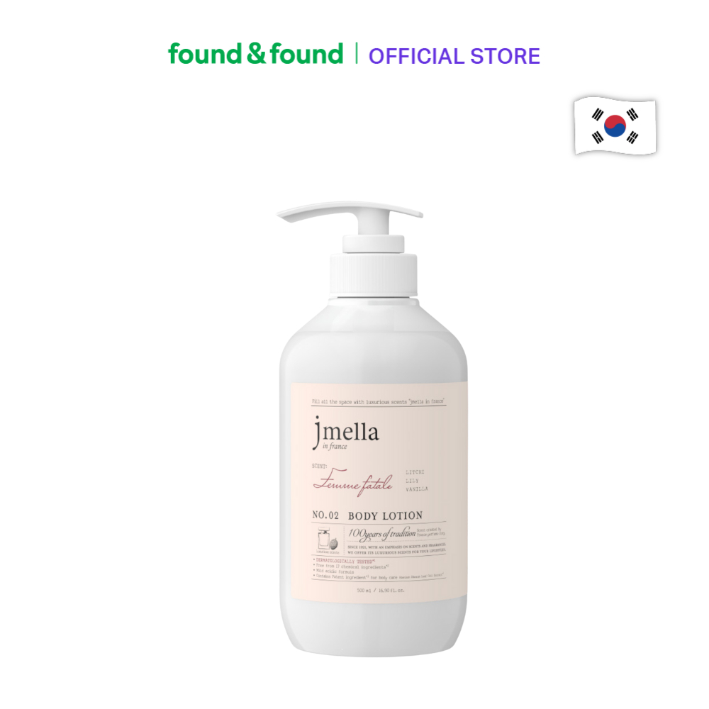 Jmella เจเมล่า อิน ฟรานซ์ บอดี้ โลชั่น กลิ่นเฟม เฟเทล ขนาด 500 มล.