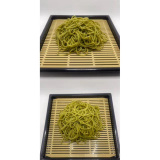 ถาดรองโซบะ หรือ อุด้ง ทรงสี่เหลี่ยมมีแผ่นระบายน้ำ Soba Plate.