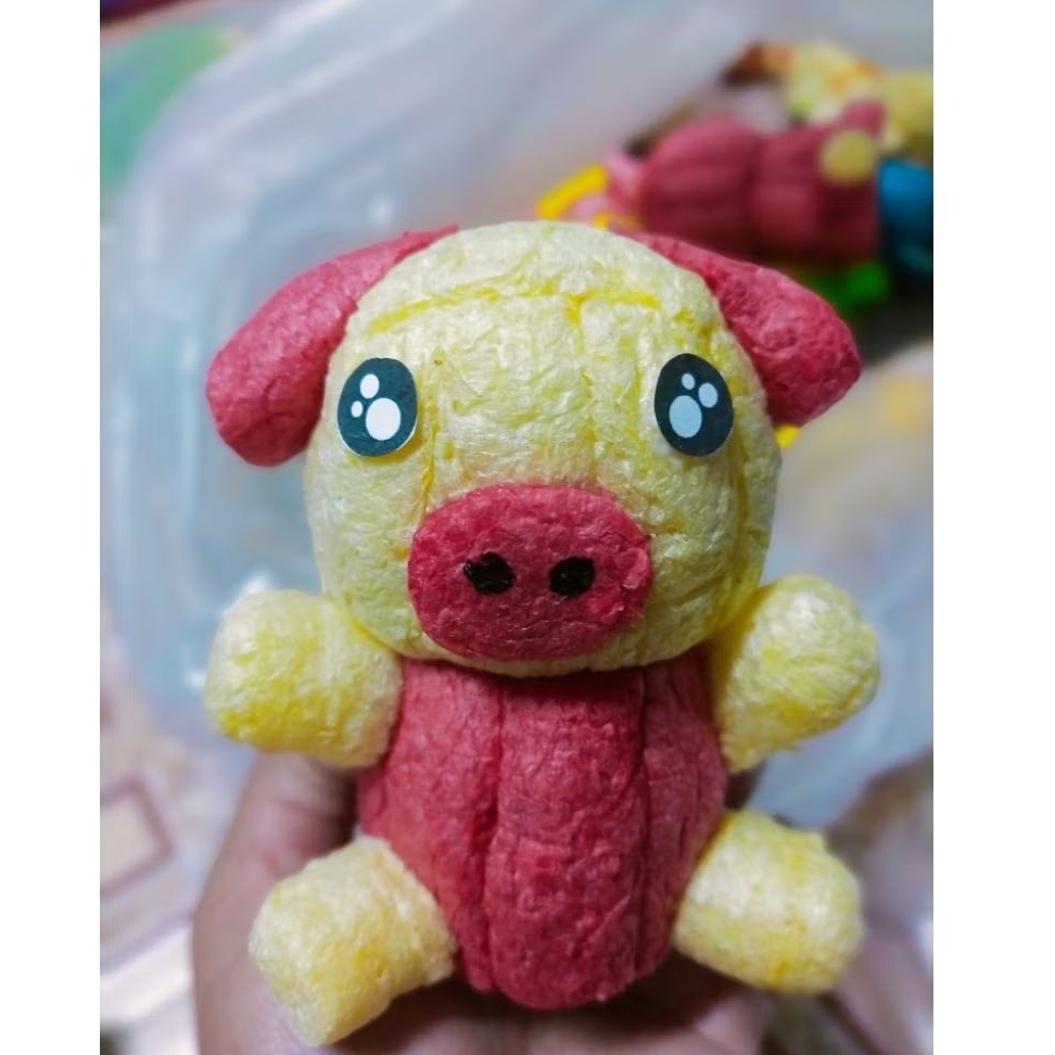 อะไหล่ตุ๊กตาทำกระทงอาหารปลารูปหมู แพค 5 ชิ้น