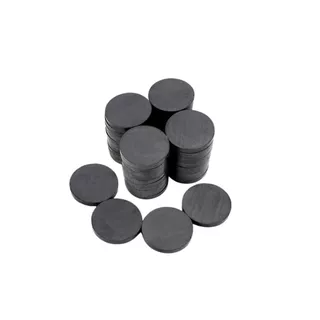 แม่เหล็กกลมสีดำ แม่เหล็กติดตู้เย็น Magnet หนา 3 มม. (แพ็ค 50 ชิ้น) งาน DIY
