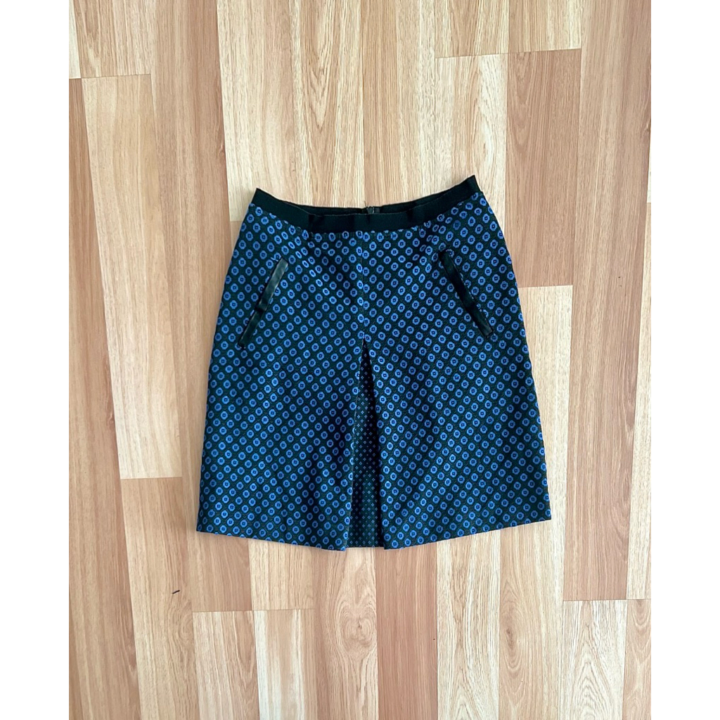 maxmara mini skirt blue