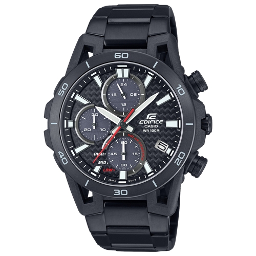 Edifice นาฬิกาข้อมือผู้ชาย สายสแตนเลส สีดำ รุ่น EQS-960,EQS-960DC,EQS-960DC-1A