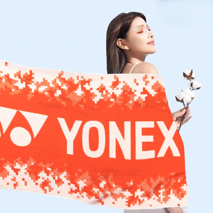ผ้าขนหนู Yonex AC1030 สีเขียวขนาด 60*120 สีส้ม กลับสีกรม ขนาด73*140