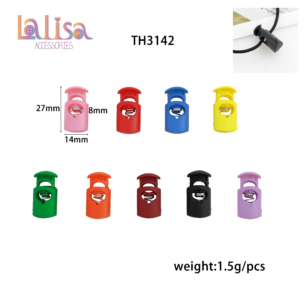 สต็อปเปอร์ทรงกระบอกคัลเลอร์ฟูลสีสันหมาหอน plastic stopper TH3142
