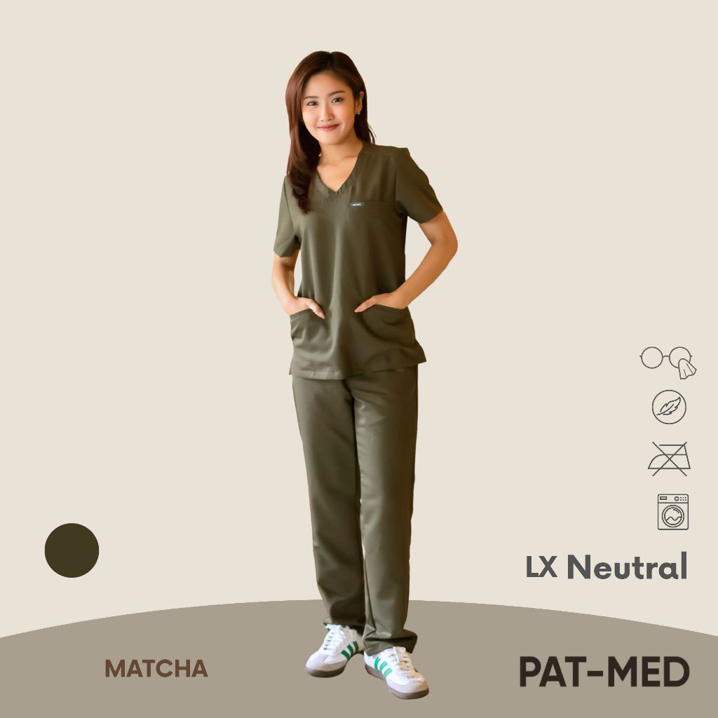 PAT-MED LX Neutral Scrubs Sets Top & for Female ชุดสครับแพทย์ พยาบาล (ไม่รวมปักชื่อ) - รูปที่ 6
