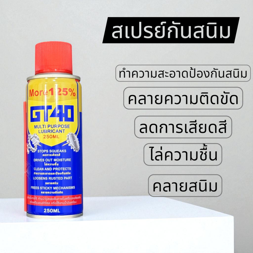 น้ำมันหล่อลื่น น้ำมันกันสนิม สเปรย์กันสนิม สเปรย์หล่อลื่น กันสนิม อย่างดี สเปรย์น้ำยาพ่นกันสนิม (DGF