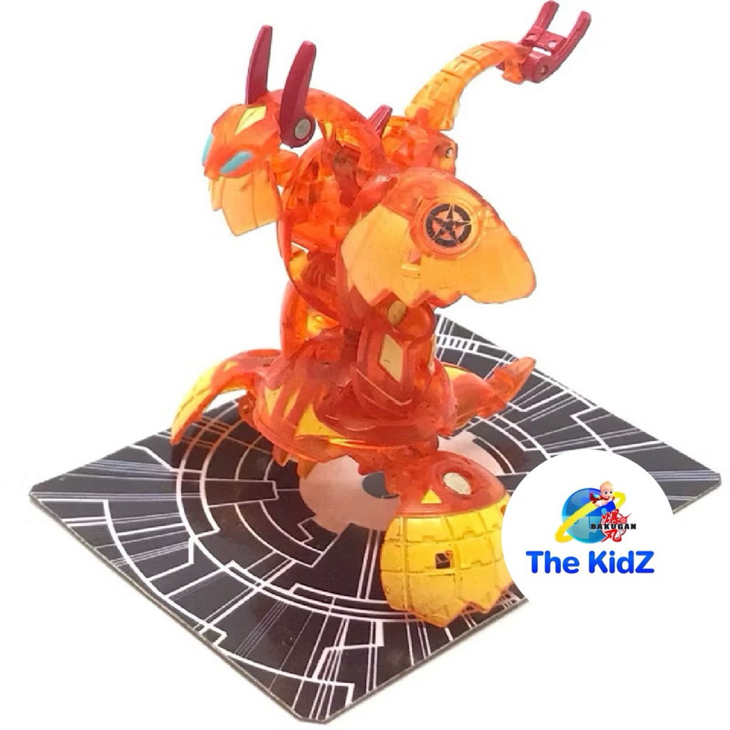 บาคุกัน Bakugan B2 "BakuSolar" Translucent Haos/Pyrus Meta Altair + Wired  SM/Sega