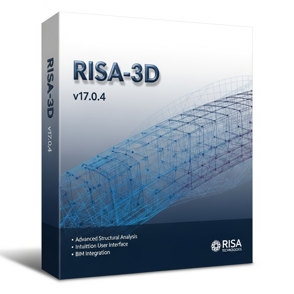 RISA-3D v17.0.4 โปรแกรมวิเคราะห์ออกแบบโครงสร้าง ส่งเป็น Flash drive สำหรับลง windows
