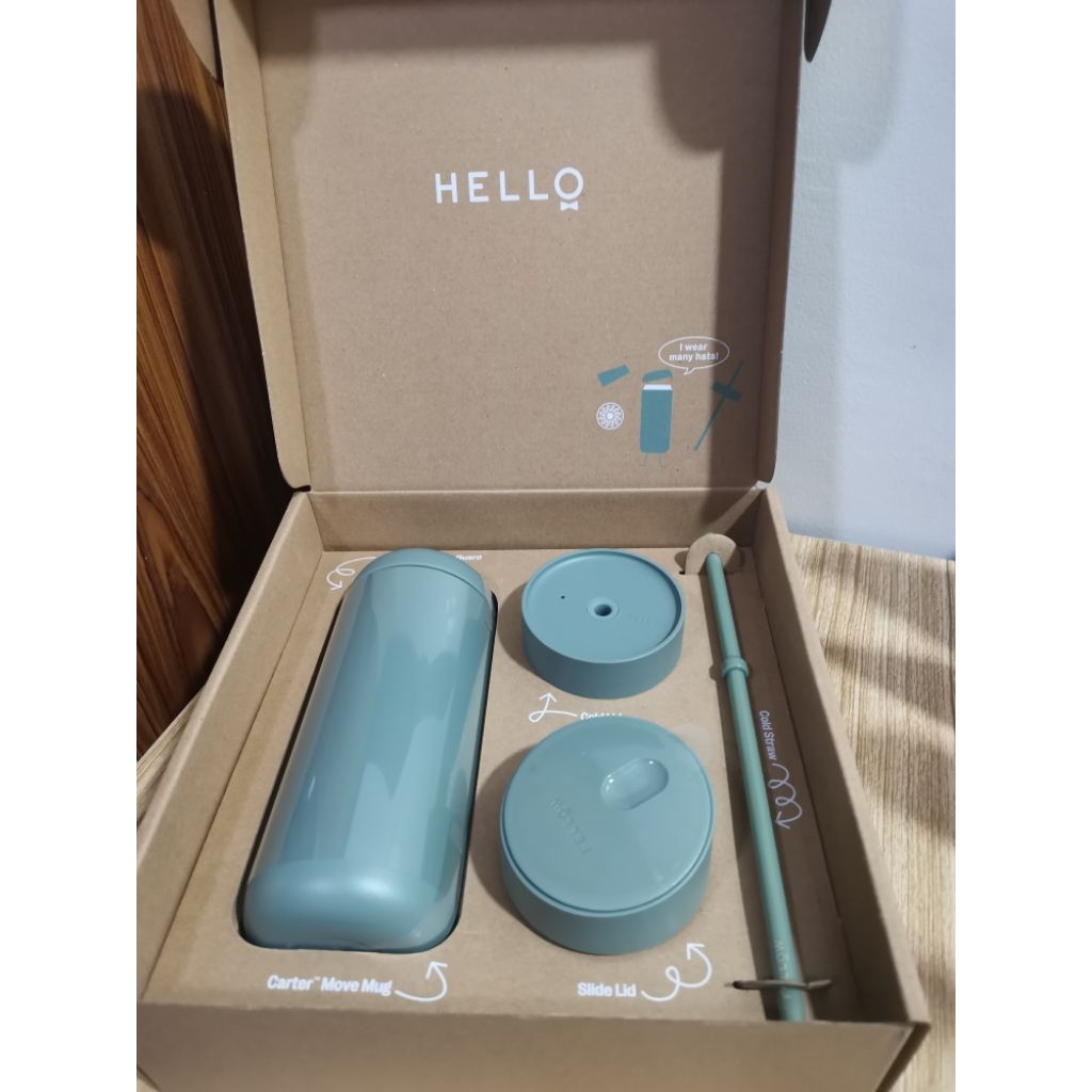 แก้วเก็บความเย็น Fellow - Carter Move Mug 16 ออนซ์ แก้วเคลือบเซรามิก