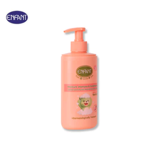 ENFANT (อองฟองต์) Mild & Shine Moisture Shampoo & Conditioner แชมพูพร้อมคอนดิชั่นเนอร์ สำหรับเด็ก 3 ปีขึ้นไป 300ml.
