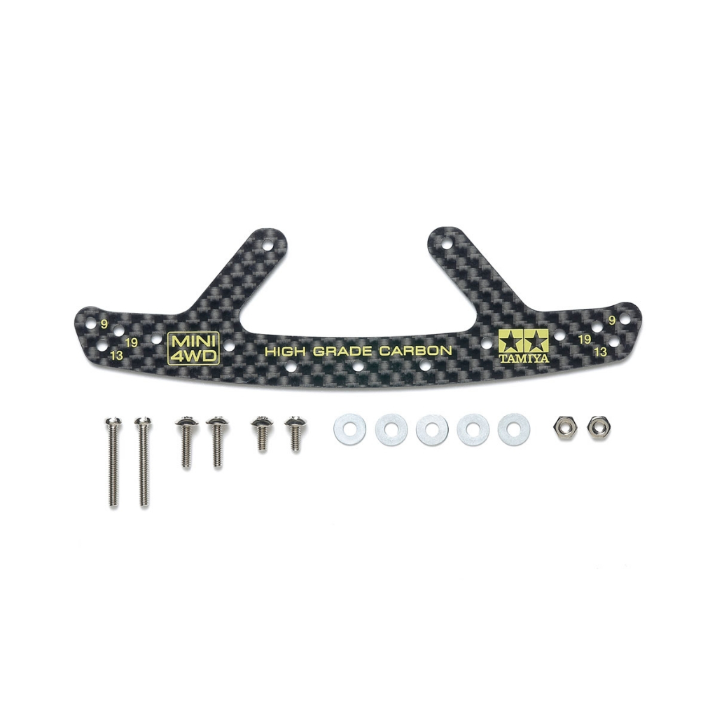 TAMIYA 95692  Jr Hg Front Bumper Plate  Carbon 1.5Mm