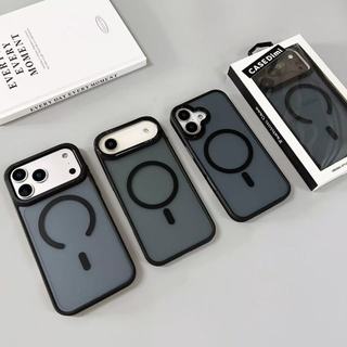 เคสหลังด้าน ชาร์จได้ ขอบสี กันกระเเทก for iPhone 17、17pro、17promax 17、pro、max 17air
