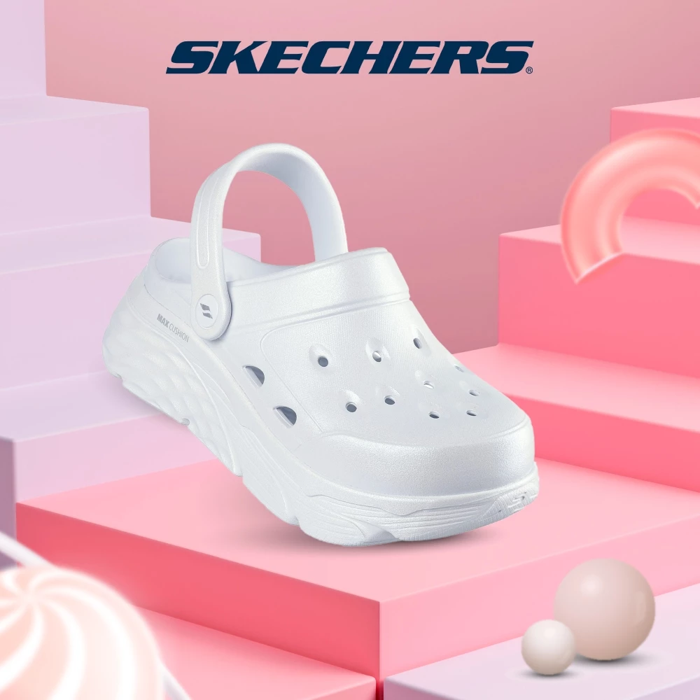 Skechers สเก็ตเชอร์ส รองเท้าผู้หญิง Women Max Cushioning Foamies Shoes - 111657-WHT