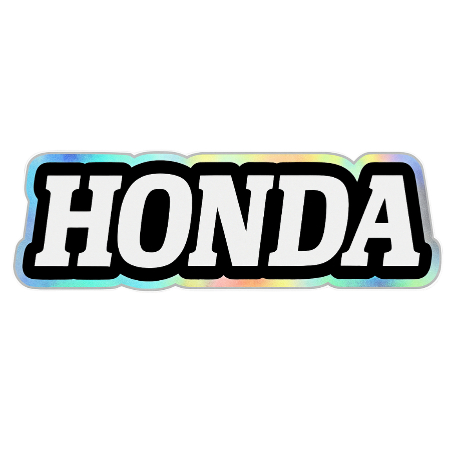 สติกเกอร์ติดรถ HONDA 1 แผ่น สติกเกอร์คำคม คำกวน สติ๊กเกอร์แต่งมอเตอร์ไซค์ ส่งฟรี
