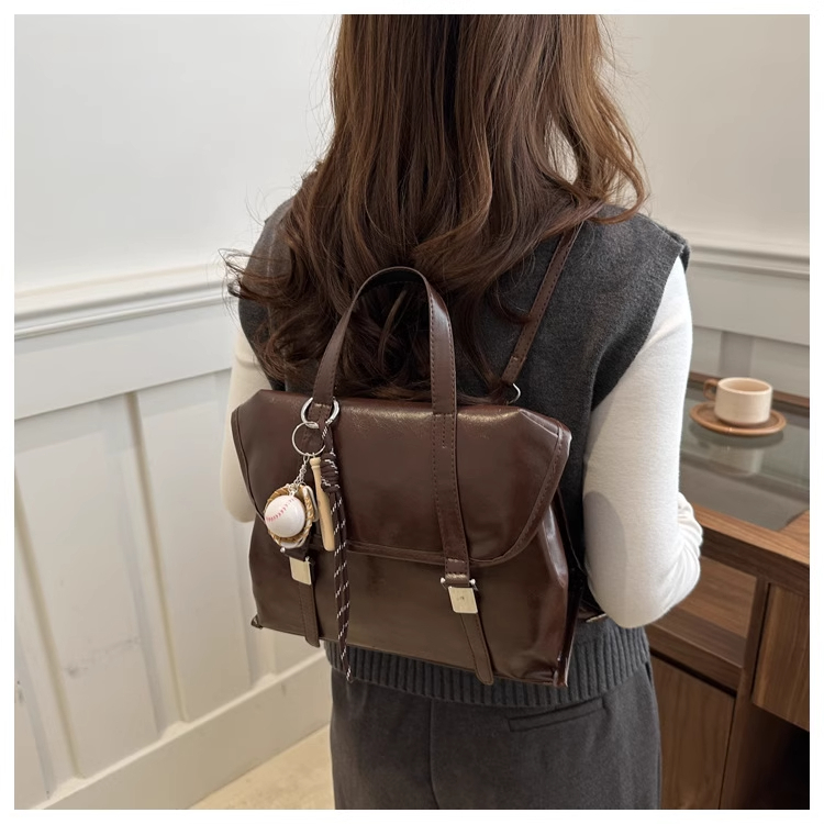 กระเป๋าโท้ทวินเทจสำหรับผู้หญิง กระเป๋าสะพายไหล่ ความจุขนาดใหญ่ กระเป๋าถือใต้วงแขน ใช้ได้ทุกวัน - รูปที่ 4