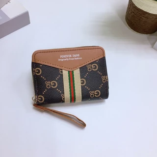 DD081#กระเป๋าสตางค์ใบสั้น 📌มีซิปใบสำหรับใส่เหรียญ 📌มีช่วงใส่บัตรงทั้งหมด4ช่อง 📌วัดสุด:หนังPU รุ่นใหม่！มาใหม่