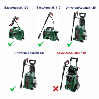 สายฉีดน้ำแรงดันสูงยาว 7 เมตร BOSCH(อะไหล่แท้) AQT, Aquatak รหัส F016F05032