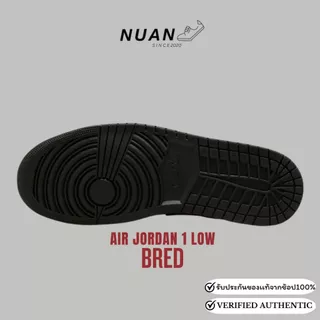 🔥ลดเพิ่ม 15-20% ทักแชท🔥 Nike Air Jordan 1 Low "Bred" 553558-067 การันตี ของเเท้ 100% รองเท้าลำลอง รองเท้าผู้ชาย