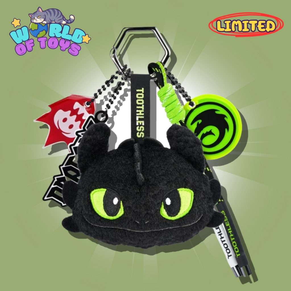 ⭐️LIMITED⭐️ ส่งภายใน 24ชม🇹🇭  Potdemiel Dreamworks How to Train Your Dragon เขี้ยวกุด Keychain