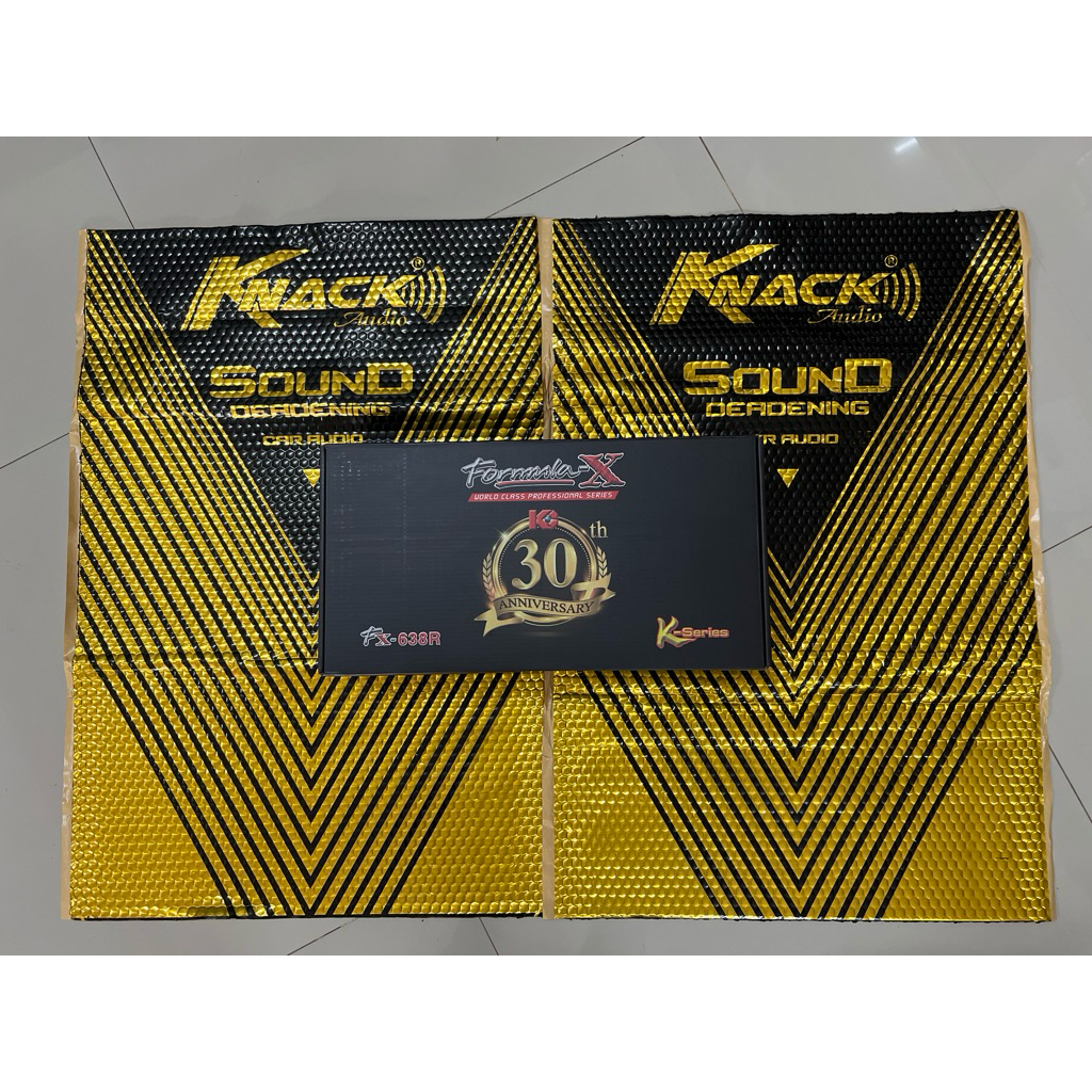 ชุดละ 2695บาท แด็มฝอย 2แผ่น 6.5“กลาง FORMULA -X PA-638R 1คู่ ลำโพงติดรถยนต์