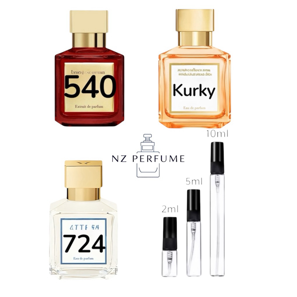 (100%)ของแท้💯น้ำหอมแท้แบ่งขาย 📦สินค้าพร้อมส่ง Mfk 540 /Mfk 724 /Mfk kurky 2ml/5ml/10ml