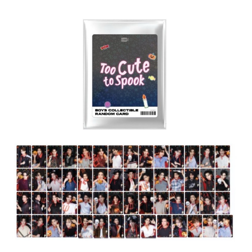 (พร้อมส่ง | แบบแยกการ์ด) | GMMTV Boy Random Card Too Cute Too Spook Collection