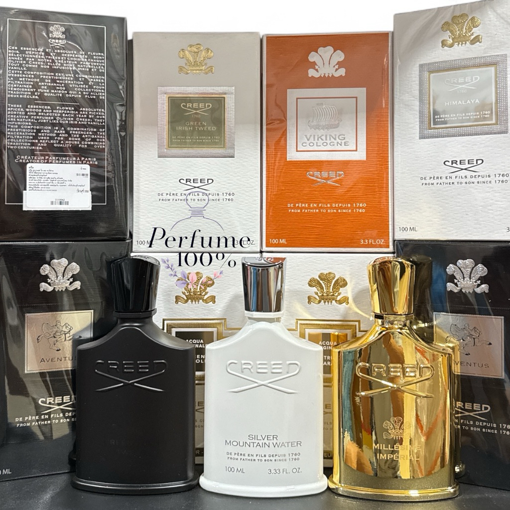 🧸น้ำหอม Creed 75/100ml สำหรับผู้ชาย/หญิง ❌ กล่องซีล/กล่องเทสของใหม่ 😒💯ร้านนี้ขายของแท้เท่านั้น💯💯