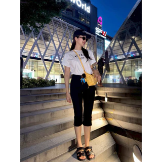 พร้อมส่ง 🖤 carpi Pants สกินนี่ ปลายขา Kendel ผ่าข้างเล็กๆ #เอวสูง #8801
