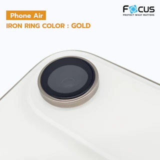 Focus กระจกเลนส์กล้อง ไทเทเนียมผิวด้าน กันรอย for iPhone 17 Pro Max Air 16e 17e