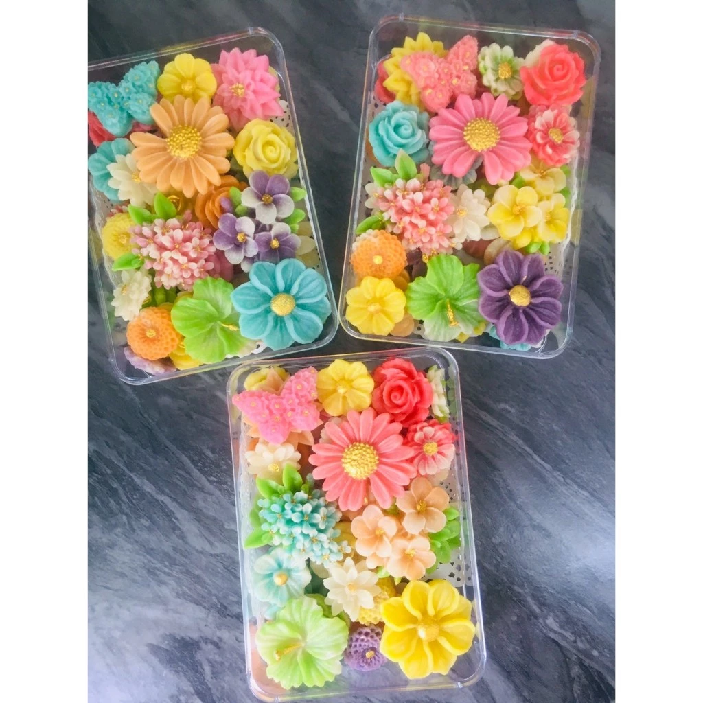อาลัวเซตสวนดอกไม้ และดอกไม้นานาชนิดสีสันสดใส สูตรหวานมันกำลังดีต้นตำรับสูตรคุณยาย By jasmine