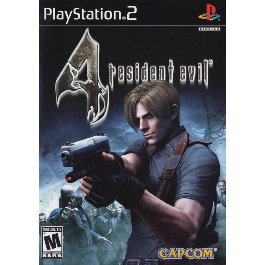 Resident Evil 4 ps2 แผ่นไรท์ PS2 เกมเพล2 แนวเกมยิงผีชีวะ เกมยิงผีดิบ