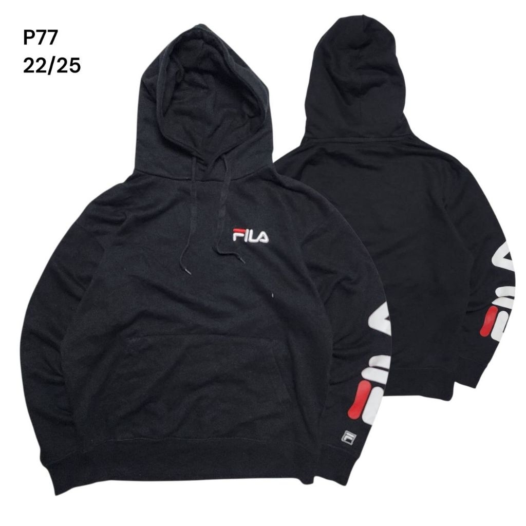 FILA เสื้อสเวตเชิ้ตฮู้ดฟีล่า P77