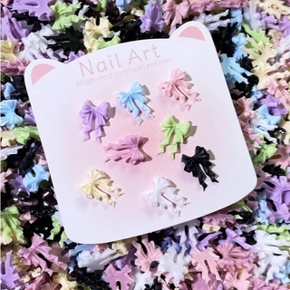 C2.[ถุงละ 20 ชิ้น] 🎀✨โบว์สำหรับตกแต่งเล็บ โบว์เรซิ่น โบว์ติดเล็บ🎀🎀🎀💅 ตกแต่งเล็บให้สวยงามค่ะ 💅พร้อมส่งนะคะ [ร้านไทย]