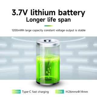 แท้ 100% 4ก้อน ถ่านชาร์จ AA / AAA 1.5V USB 3600mAh แถมสายชาร์จให้ แบตเตอรี่ Rechargeable lithium Li-ion Battery