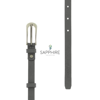 Louis Montini Sapphire Women's belt เข็มขัดหนังแท้ เข็มขัดแฟชั่น เข็มขัดผู้หญิงหนังแท้ MGW224