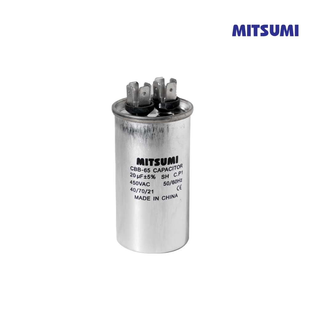 คาปาซิเตอร์ C อลูมิเนียม CBB-65-4A 20 / 450V