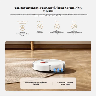 (NEW) Xiaomi Robot Vacuum S40 Pro หุ่นยนต์ดูดฝุ่น ทรงพลัง 15000Pa การสแกน 360° แบตเตอรี่ 5200mAh กําจัดฝุ่นที่ฝังแน่น