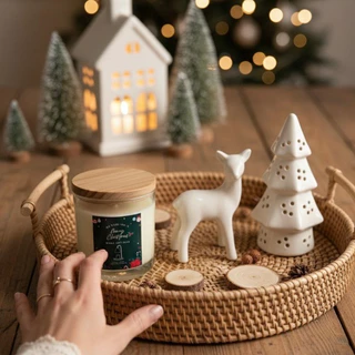 [พร้อมส่ง] KRIT Candle - เทียนหอมไขถั่วเหลือง scented candle ขนาด 60g,120g,230g