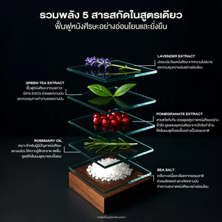 สครับหนังศีรษะ + แปรงสปาผม SELVINOVA SCALP SCRUB สครับแชมพู สครับผม กระตุ้นรากผม ลดผมร่วง มัน คัน รังแค