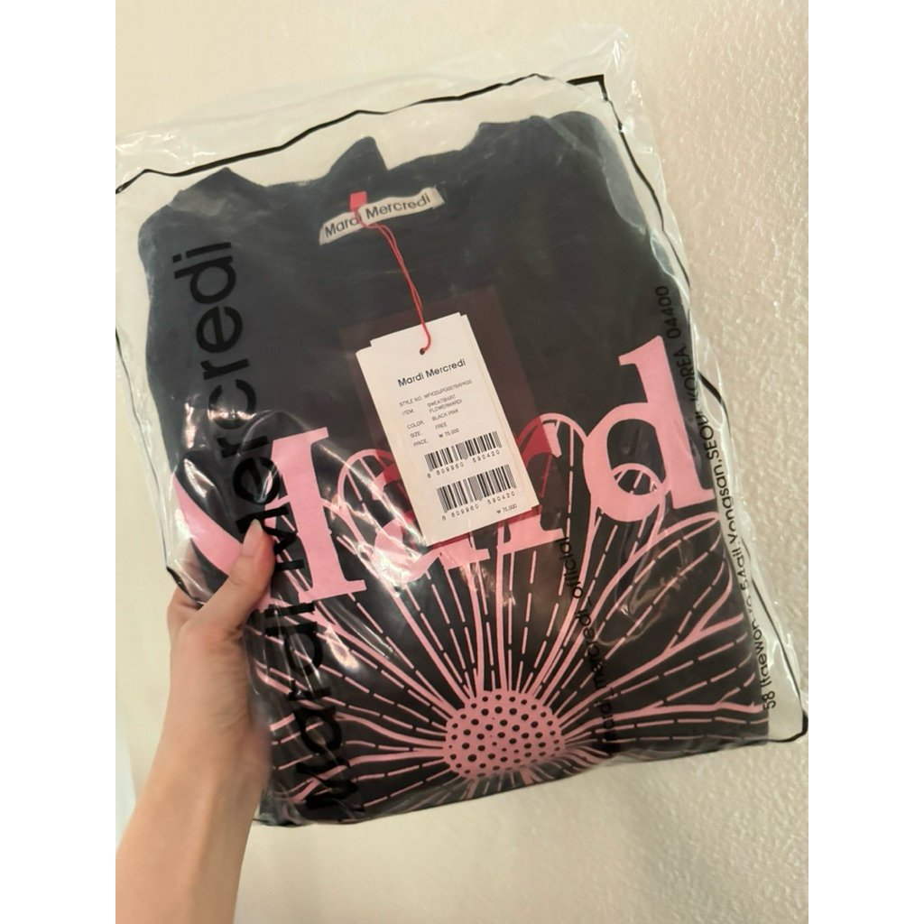 พร้อมส่ง mardi mercredi flower sweater ของแท้