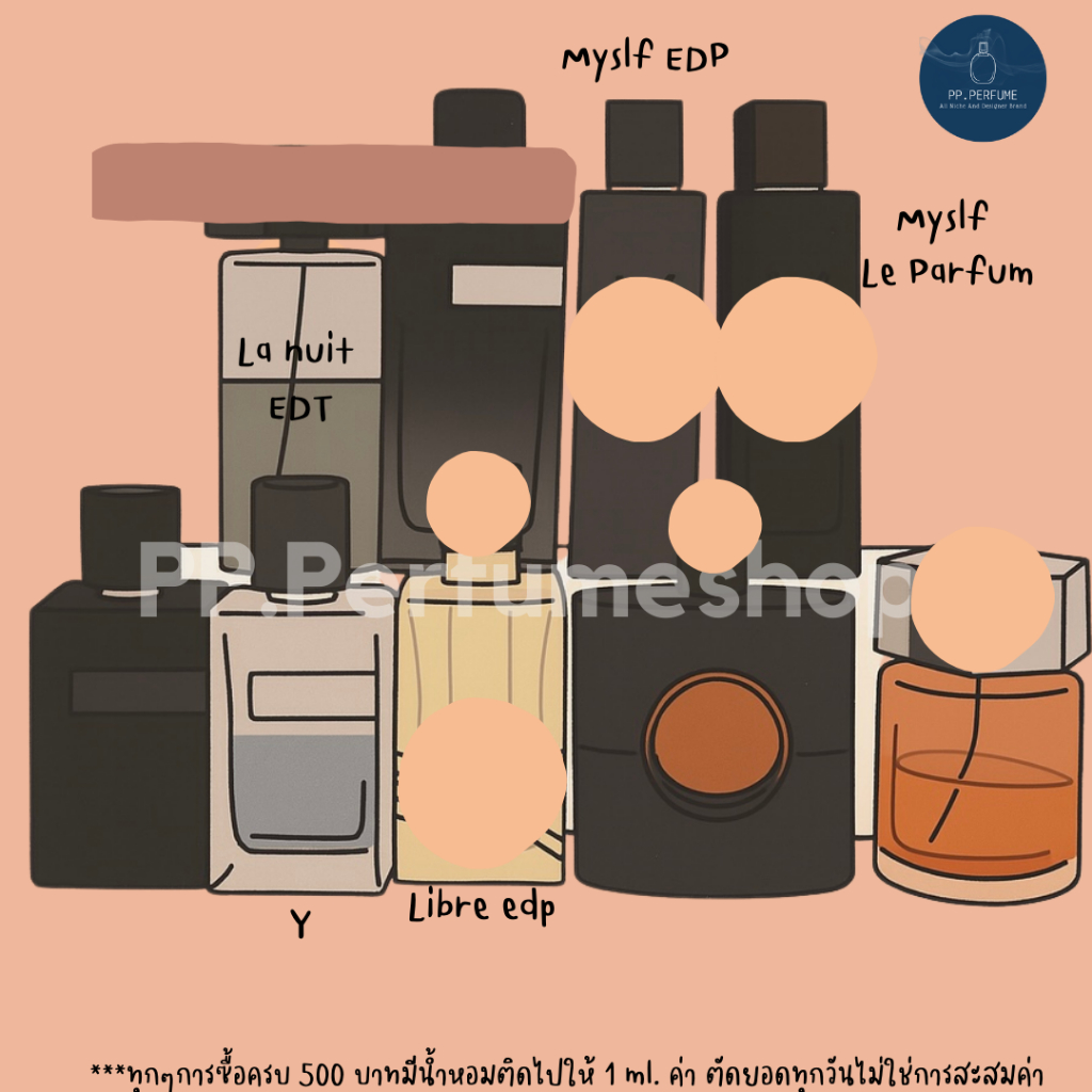 (น้ำหอมแท้) Myslf, la nuit, Y, Libr