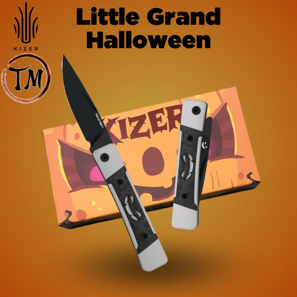 Kizer Little Grand V2670HW1 รุ่นสีลิมิเต็ด Halloween Edition 2025 มีดพับEDC