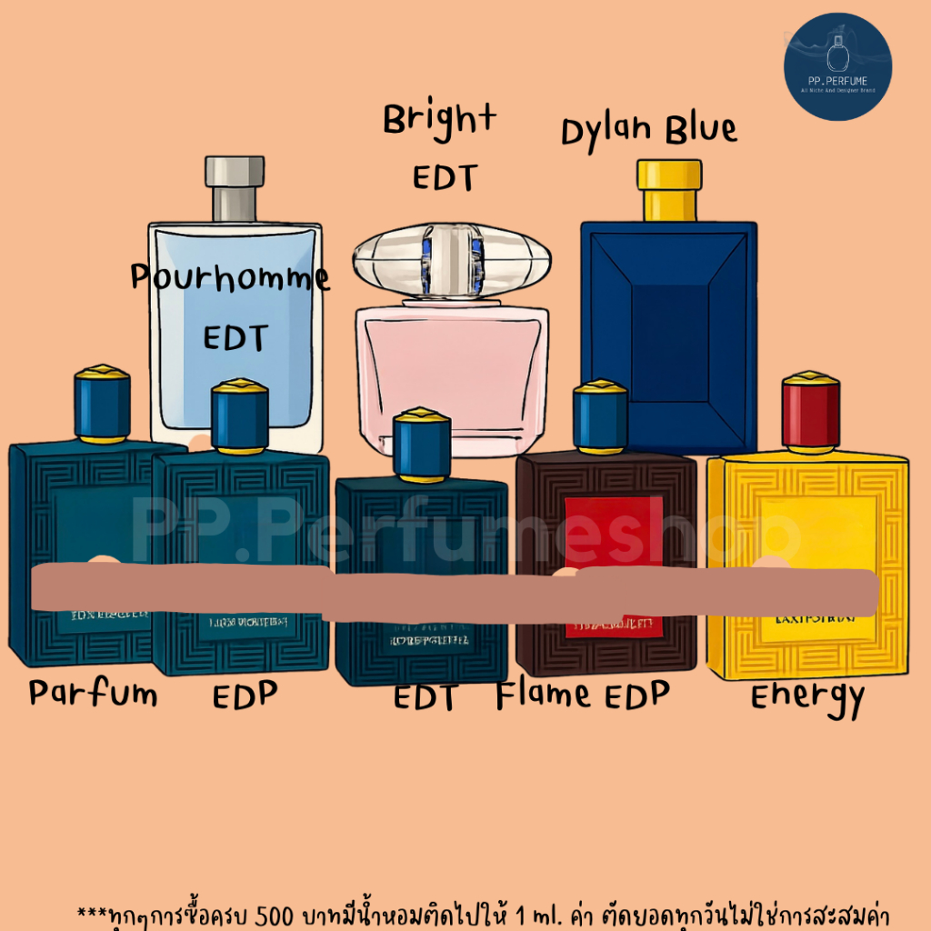 (น้ำหอมแท้) Er0s EDT, EDP, Parfum, Energy