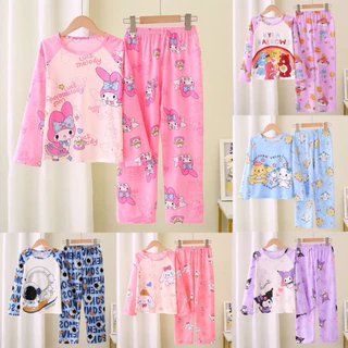 ชุดนอนเด็กลายน่ารัก ผ้าcotton พร้อมส่ง!!