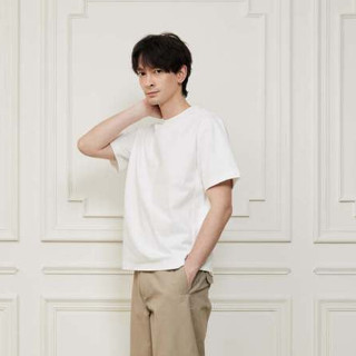 OV2 REGULAR T-SHIRT เสื้อยืดทรงพอดีตัว ผ้าคอตตอน 100%