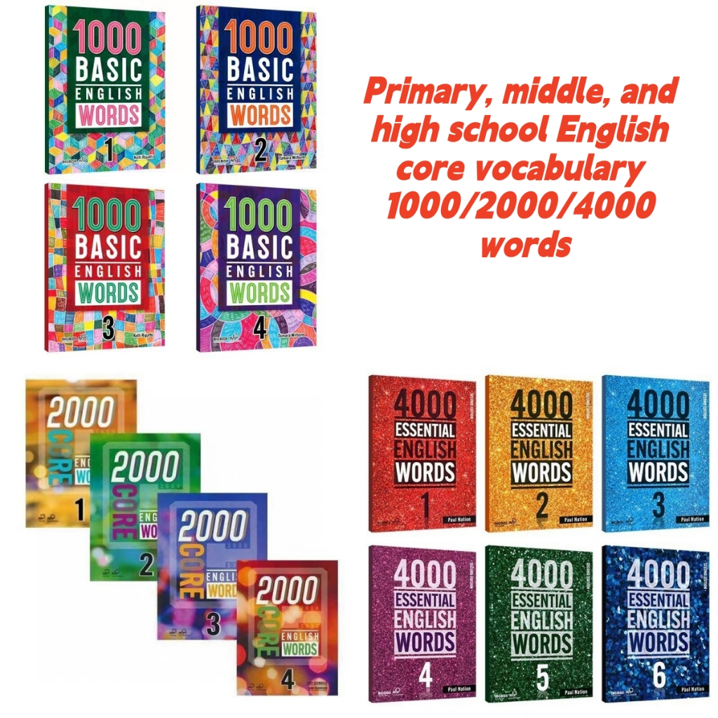 1000 words/2000 words/4000 words Basic English core English Words Cambridge IELTS Core Vocabulary