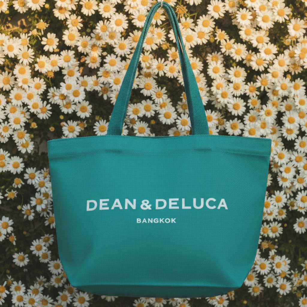 D&D BANGKOK TEAL TOTE BAG XL