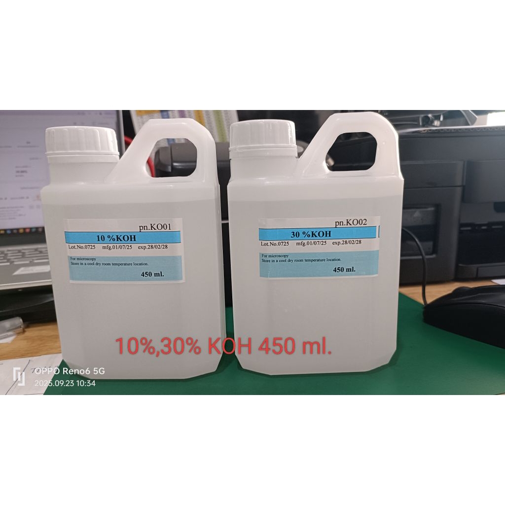KOH 10%,KOH 20% pn.KO01=for microscopy.