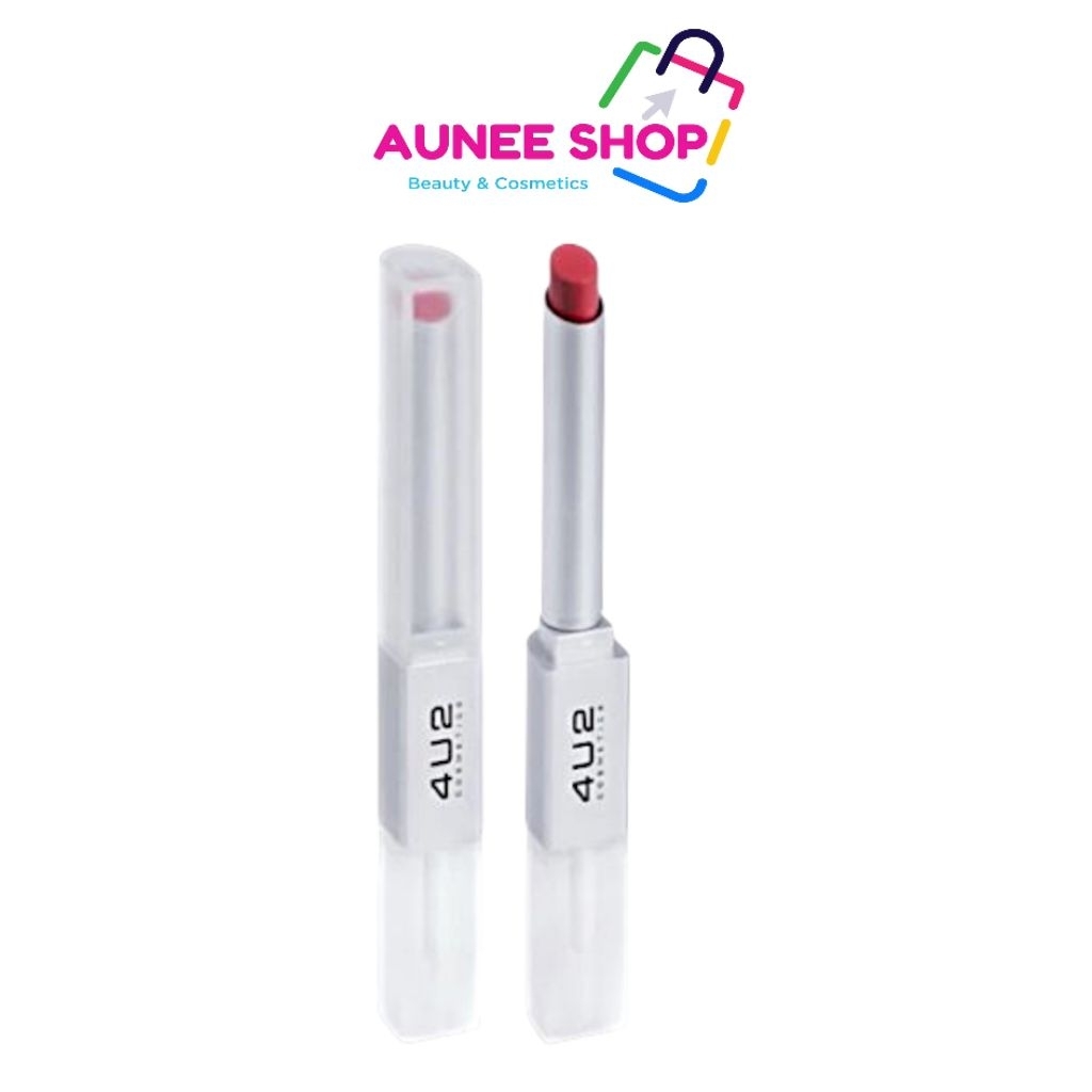 ส่งฟรี/มีไลฟ์  ลิป 4U2 Better Half Duo Lip ลิปแมท ลิปกลอส ลิป 4U2 สองหัว กลอสใส ปากฉ่ำ ฉ่ำวาว สีสวย