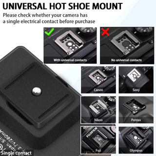 [พร้อมส่ง] Flash MEDALight F1 แฟลชหัวกล้อง Medalight น้ำหนักเบาแต่แข็งแรง แฟลชกล้อง Ricoh GR III / Fuji / Sony และอื่นๆ